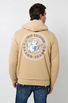 SHERPA PUFF PRINT LOGO ZIP HOODIE, image 4