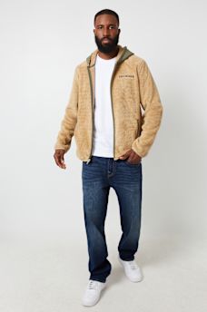 CONTRAST SHERPA HOODED JACKET, image 6
