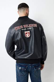 TRUE LOGO PATCH VARSITY JACKET, image 2