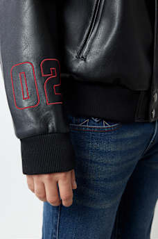 TRUE LOGO PATCH VARSITY JACKET, image 4