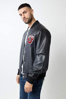 TRUE LOGO PATCH VARSITY JACKET, image 6