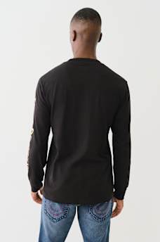 METALLIC TAPING LONG SLEEVE TEE, image 3