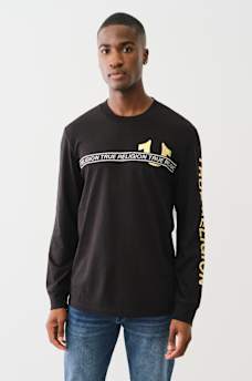METALLIC TAPING LONG SLEEVE TEE, image 4