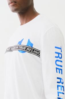 METALLIC TAPING LONG SLEEVE TEE, image 2
