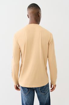 METALLIC TAPING LONG SLEEVE TEE, image 3