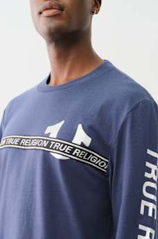 METALLIC TAPING LONG SLEEVE TEE, image 2