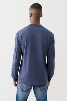 METALLIC TAPING LONG SLEEVE TEE, image 3