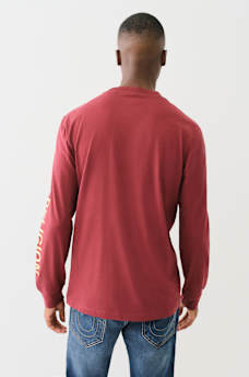 METALLIC TAPING LONG SLEEVE TEE, image 3