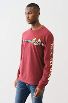 METALLIC TAPING LONG SLEEVE TEE, image 4