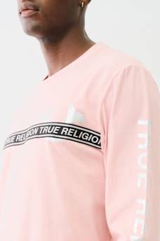 METALLIC TAPING LONG SLEEVE TEE, image 2