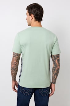 TRUE RELIGION CONTRAST TAPING TEE, image 3