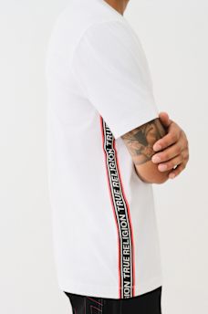 TRUE RELIGION CONTRAST TAPING TEE, image 3