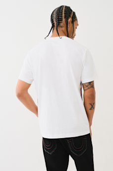 TRUE RELIGION CONTRAST TAPING TEE, image 4