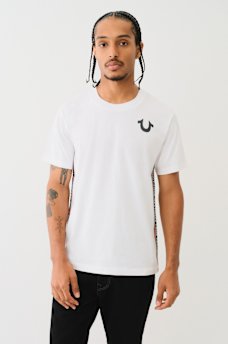 TRUE RELIGION CONTRAST TAPING TEE, image 5