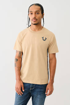 TRUE RELIGION CONTRAST TAPING TEE, image 2