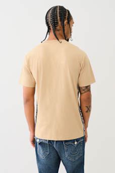 TRUE RELIGION CONTRAST TAPING TEE, image 4