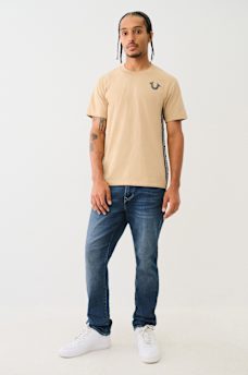 TRUE RELIGION CONTRAST TAPING TEE, image 6