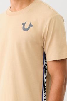 TRUE RELIGION CONTRAST TAPING TEE, image 1