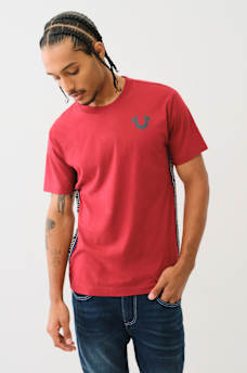 TRUE RELIGION CONTRAST TAPING TEE, image 2