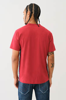 TRUE RELIGION CONTRAST TAPING TEE, image 4