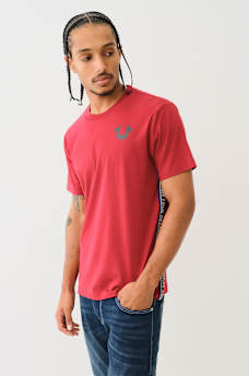 TRUE RELIGION CONTRAST TAPING TEE, image 5