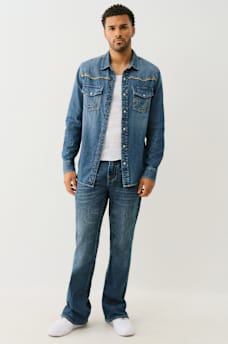 WESTERN CHAMBRAY LONG SLEEVE SHIRT, image 7