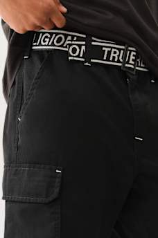 BELTED LOGO CARGO SHORT, image 4
