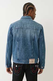 LOGO TAPING DENIM JACKET, image 4