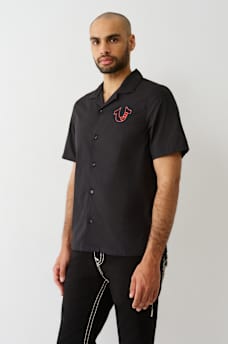 SILICONE LOGO POPLIN SHIRT, image 2