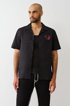 SILICONE LOGO POPLIN SHIRT, image 3