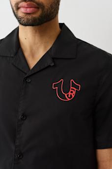 SILICONE LOGO POPLIN SHIRT, image 4