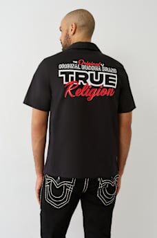 SILICONE LOGO POPLIN SHIRT, image 1