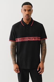 RELAXED STRIPED POLO SHIRT, image 2