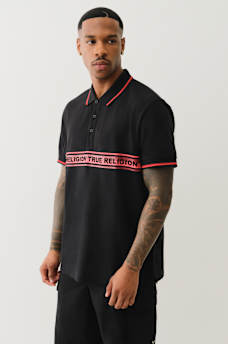 RELAXED STRIPED POLO SHIRT, image 3