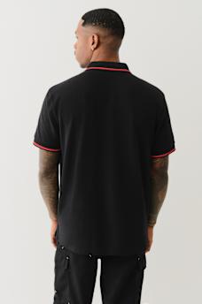 RELAXED STRIPED POLO SHIRT, image 4