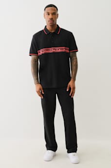 RELAXED STRIPED POLO SHIRT, image 5
