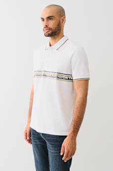 RELAXED STRIPED POLO SHIRT, image 3