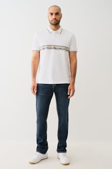 RELAXED STRIPED POLO SHIRT, image 5