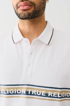 RELAXED STRIPED POLO SHIRT, image 1