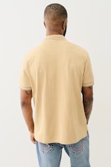 RELAXED STRIPED POLO SHIRT, image 4