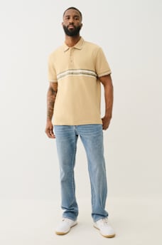 RELAXED STRIPED POLO SHIRT, image 5
