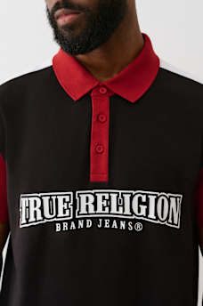 COLORBLOCK RELAXED POLO SHIRT, image 2