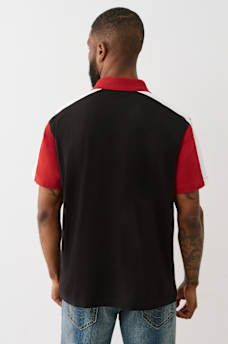 COLORBLOCK RELAXED POLO SHIRT, image 4