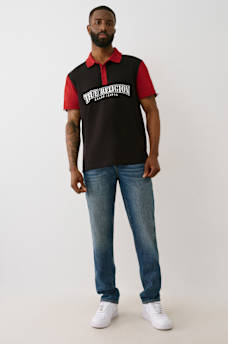 COLORBLOCK RELAXED POLO SHIRT, image 5