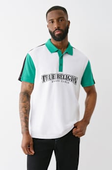 COLORBLOCK RELAXED POLO SHIRT, image 2
