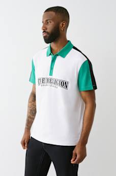 COLORBLOCK RELAXED POLO SHIRT, image 3