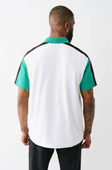COLORBLOCK RELAXED POLO SHIRT, image 4