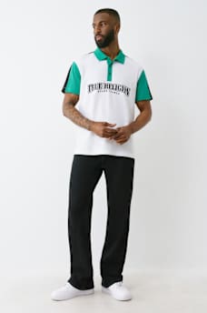 COLORBLOCK RELAXED POLO SHIRT, image 5