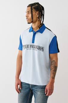 COLORBLOCK RELAXED POLO SHIRT, image 3