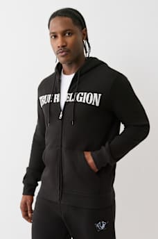 PUFF PRINT LOGO ZIP HOODIE, image 3